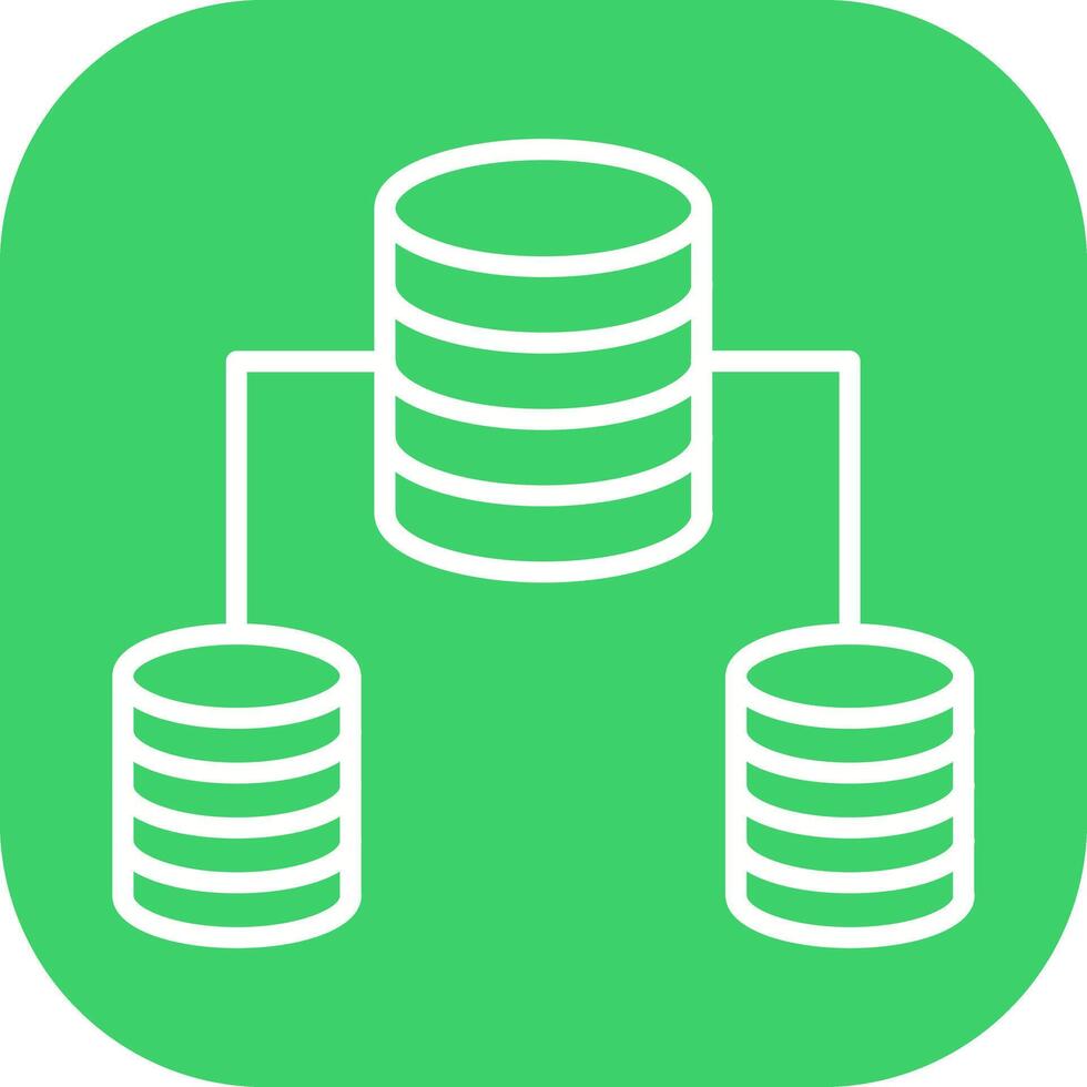 Structured Data icon vector