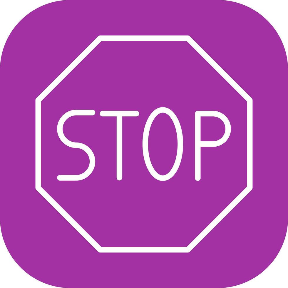 Stop Sign Icon Design vector