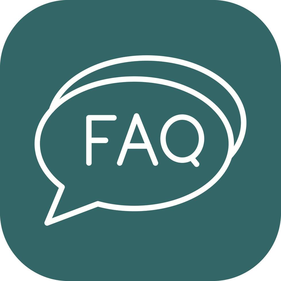 FAQ Section Icon Design vector