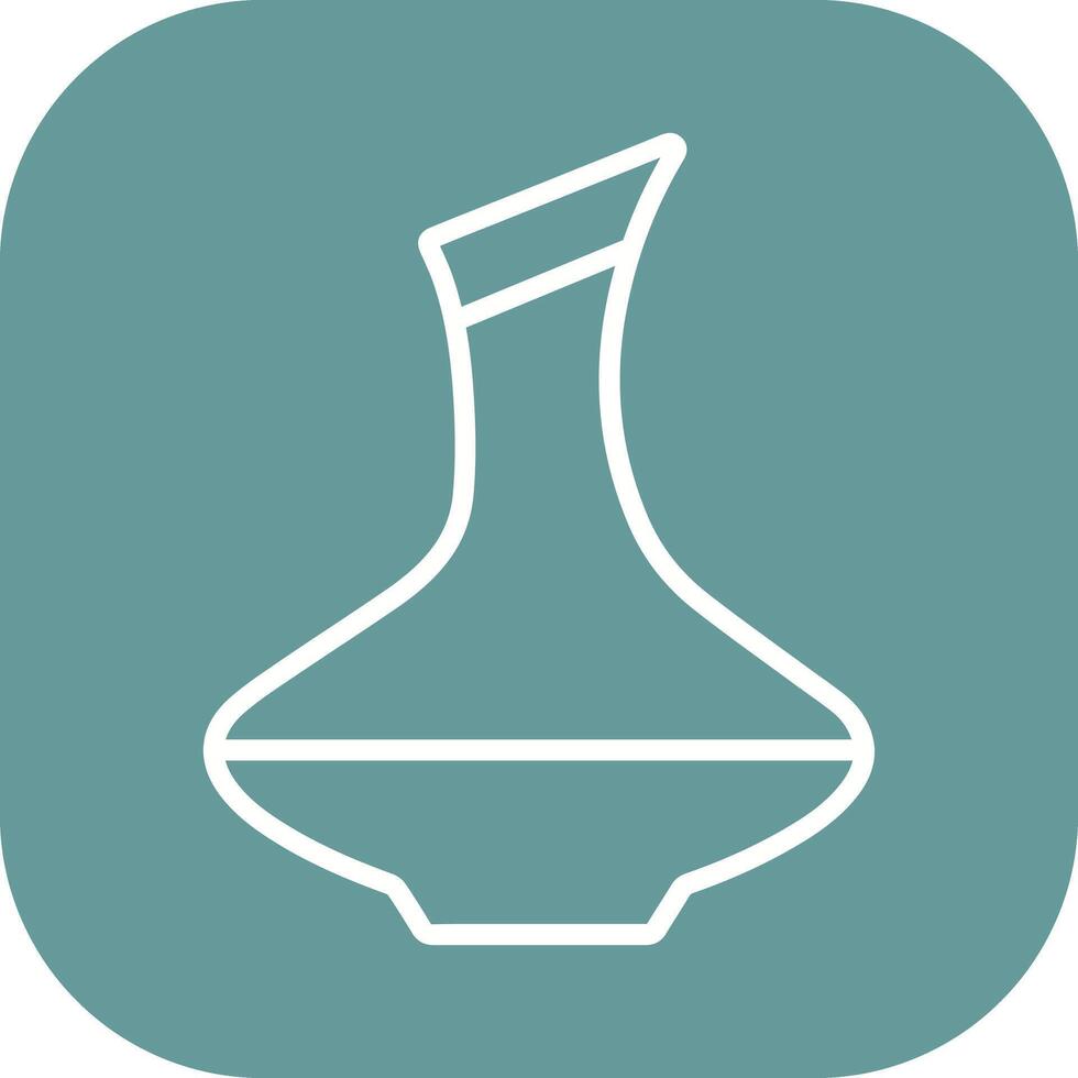Wine Decanter Icon Design vector