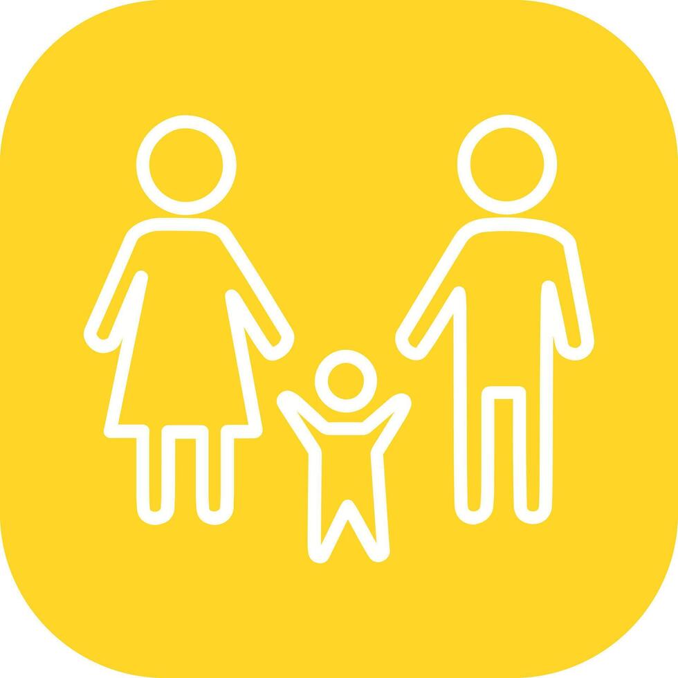 Family Photo Icon Design vector