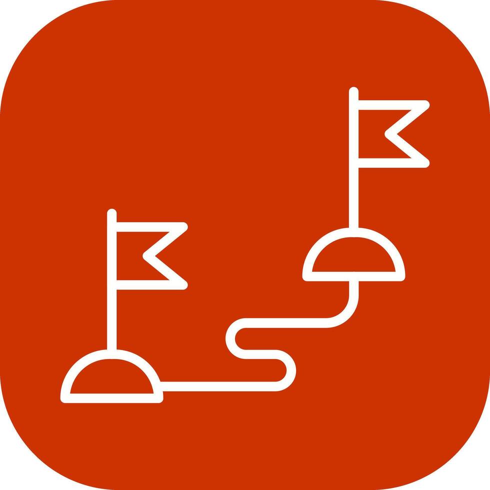 Milestones Icon Design vector