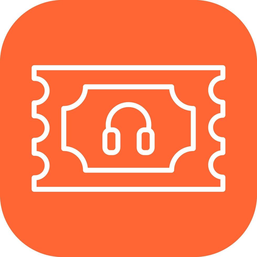 Support Ticket Icon Design vector