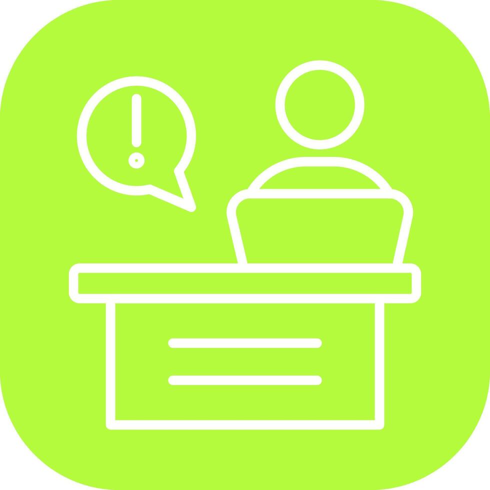 Service Desk Icon Design vector