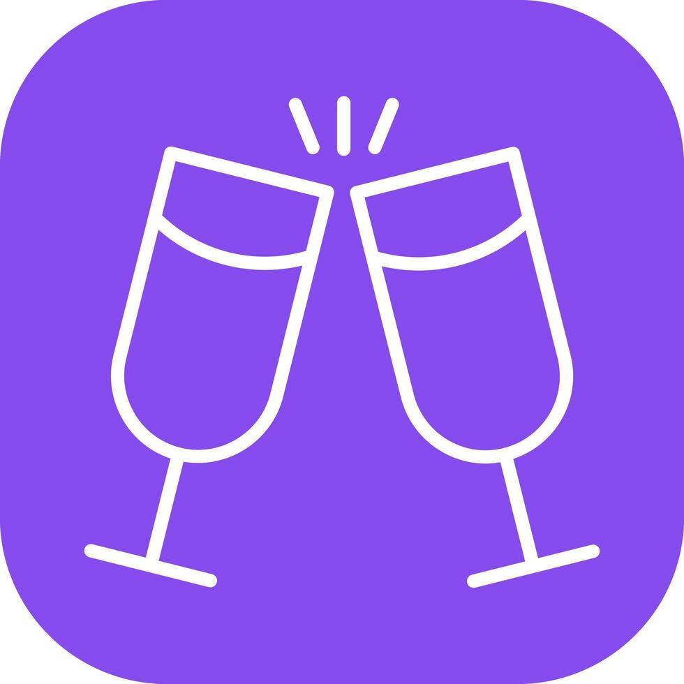 Wine Cheers Icon Design vector