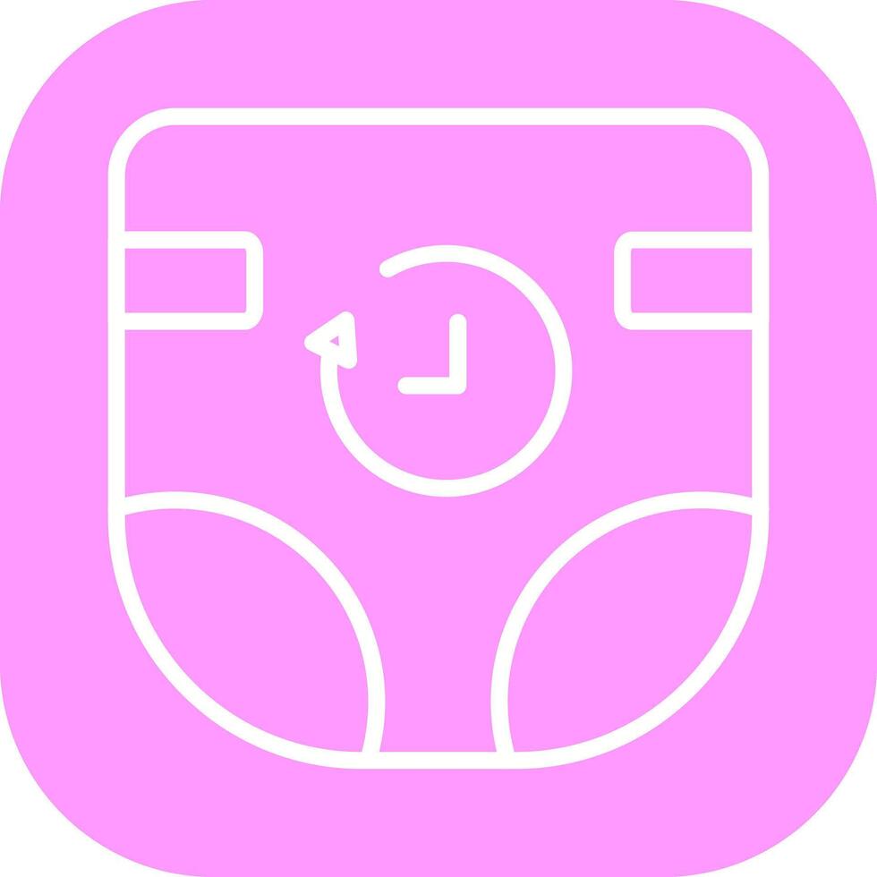 Diaper Duty Icon Design vector