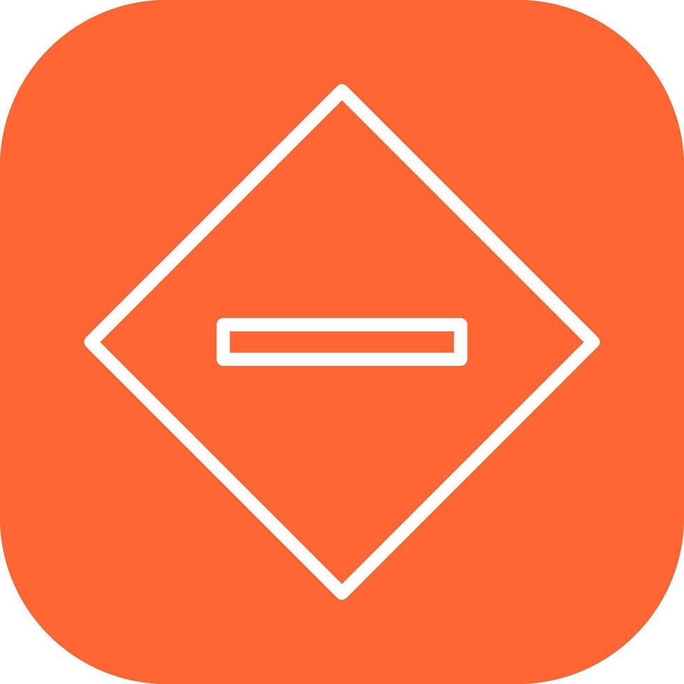 Minus Sign Icon Design vector