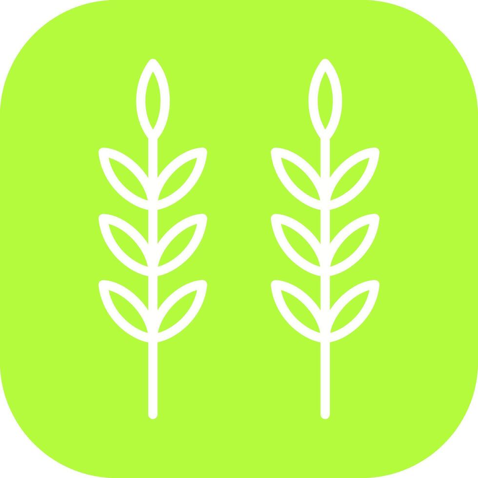 Sheaf of Rice Icon Design vector