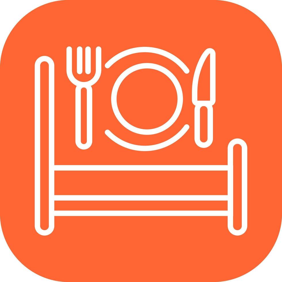 Breakfast in Bed Icon Design vector