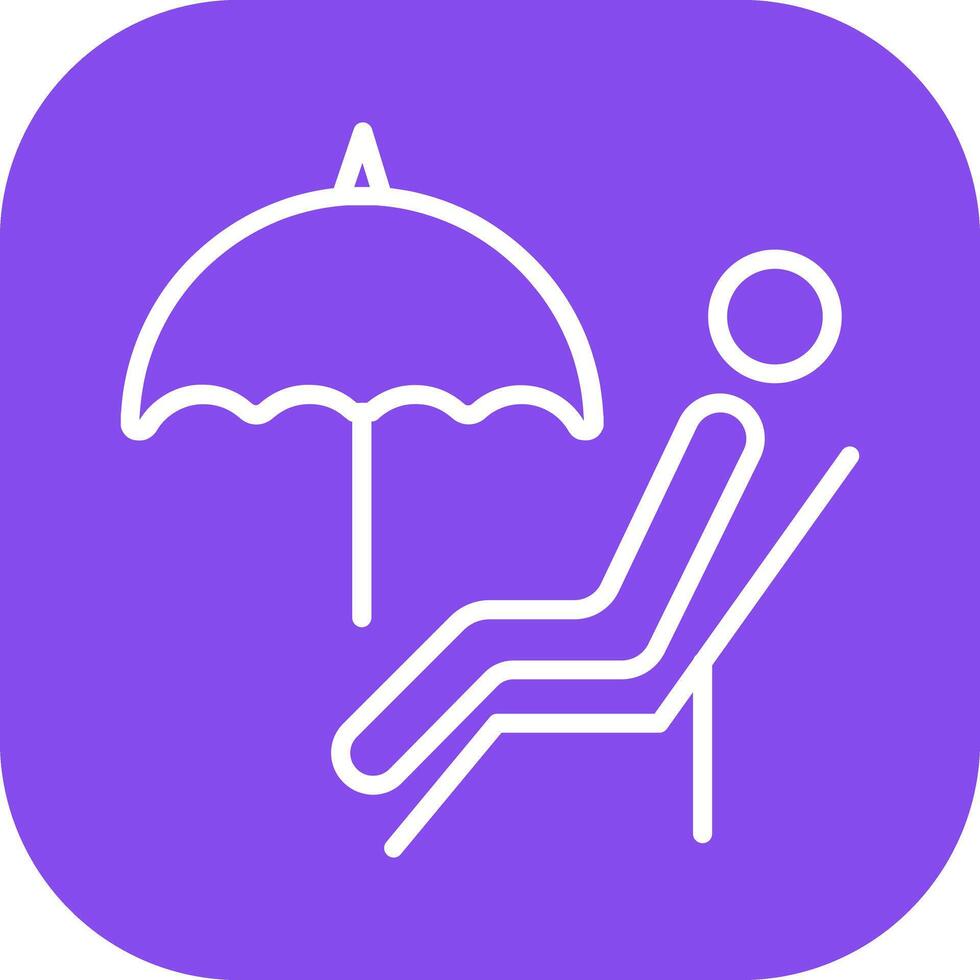 Relaxing Day Icon Design vector