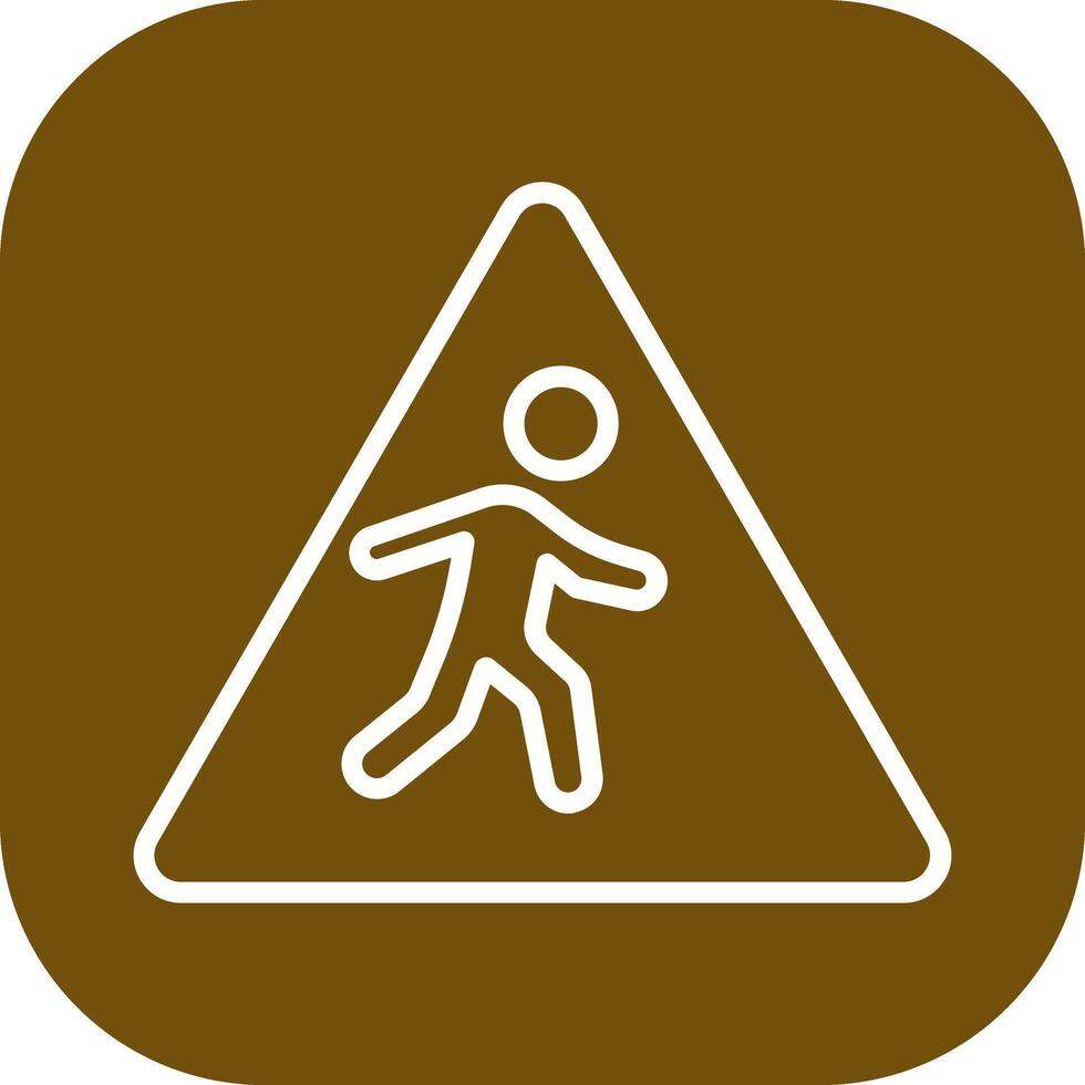 Children Crossing Icon Design vector