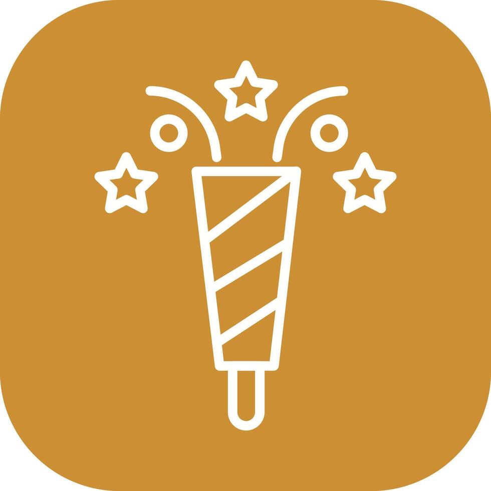 Popper Icon Design vector
