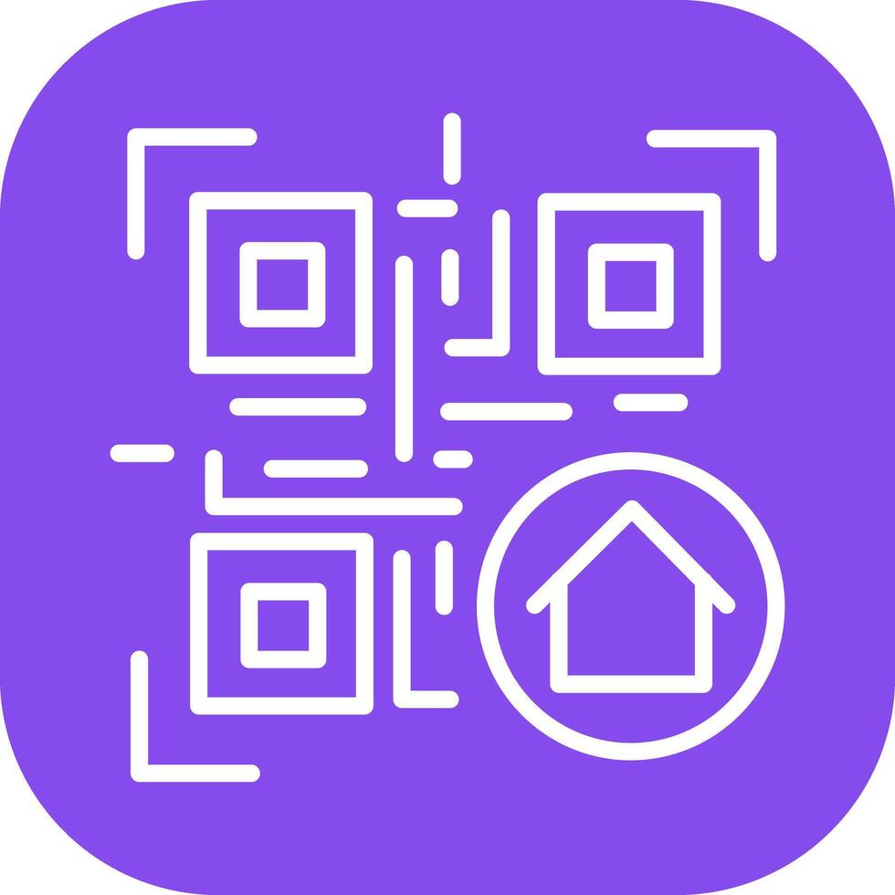 QR Code Menu Icon Design vector
