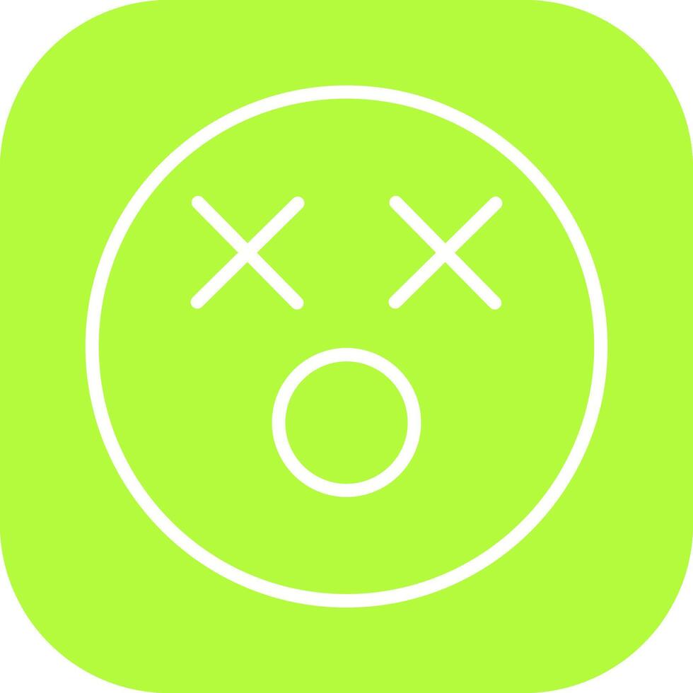 Dizzy Face Icon Design vector