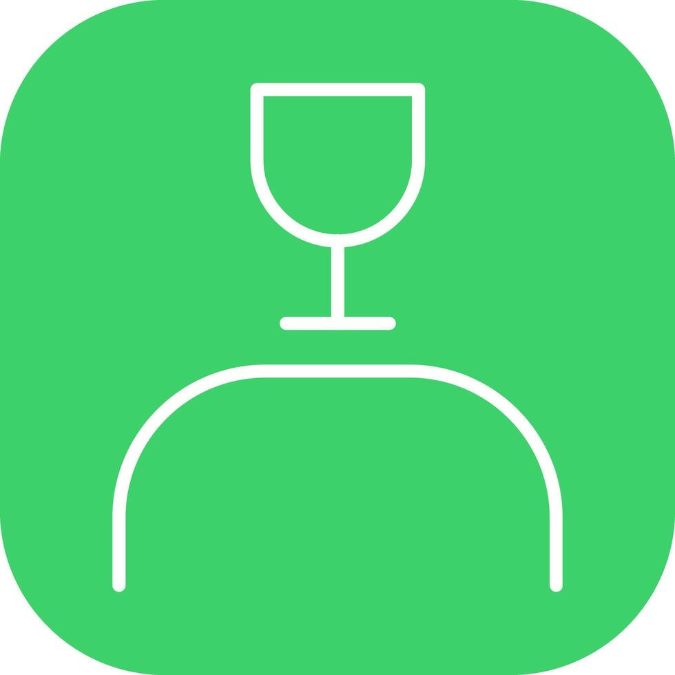 Wine Snob Icon Design vector