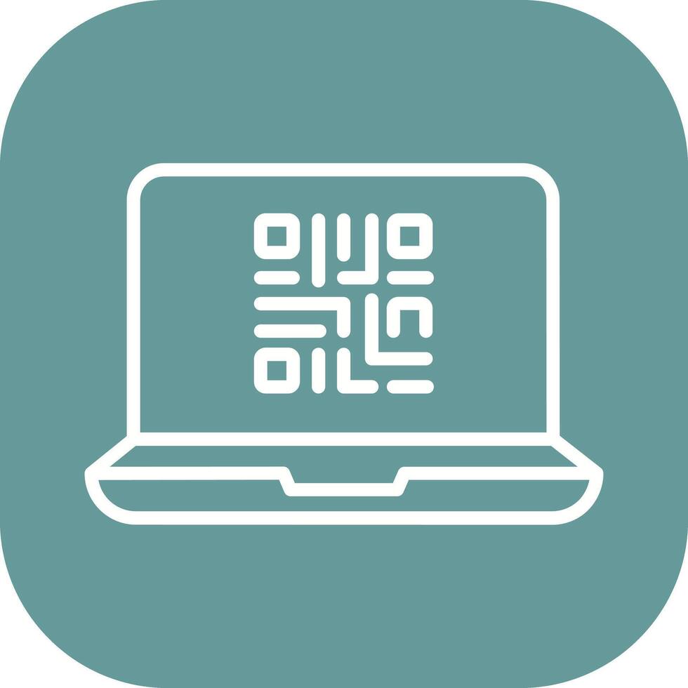 QR Code Scanner App Icon Design vector