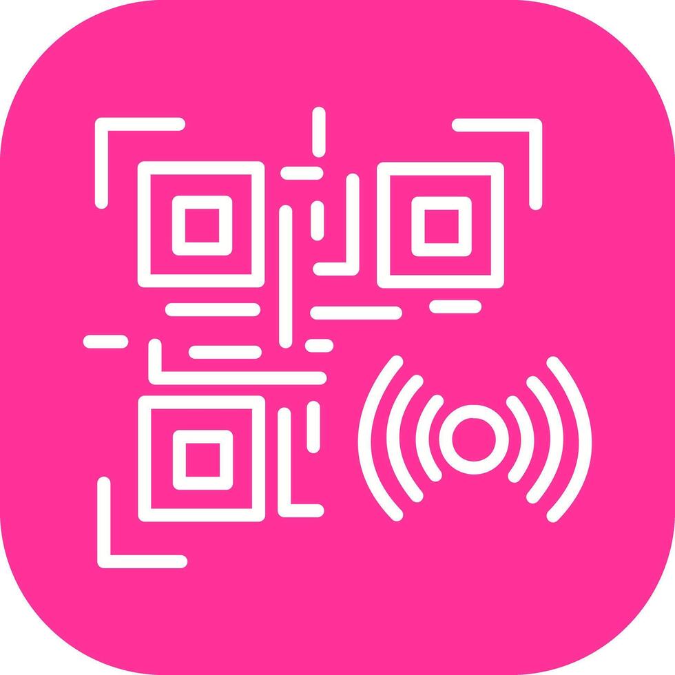 QR Code Wi Fi vector