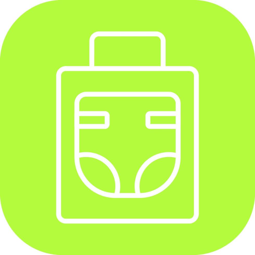 Diaper Bag Icon Design vector