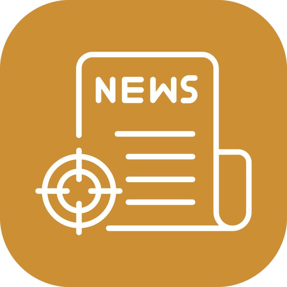 News Scoop Icon Design vector
