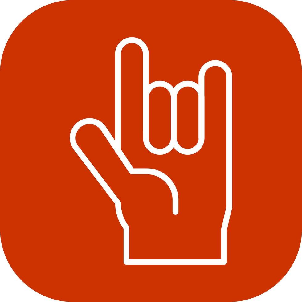 Love You Gesture Icon Design vector