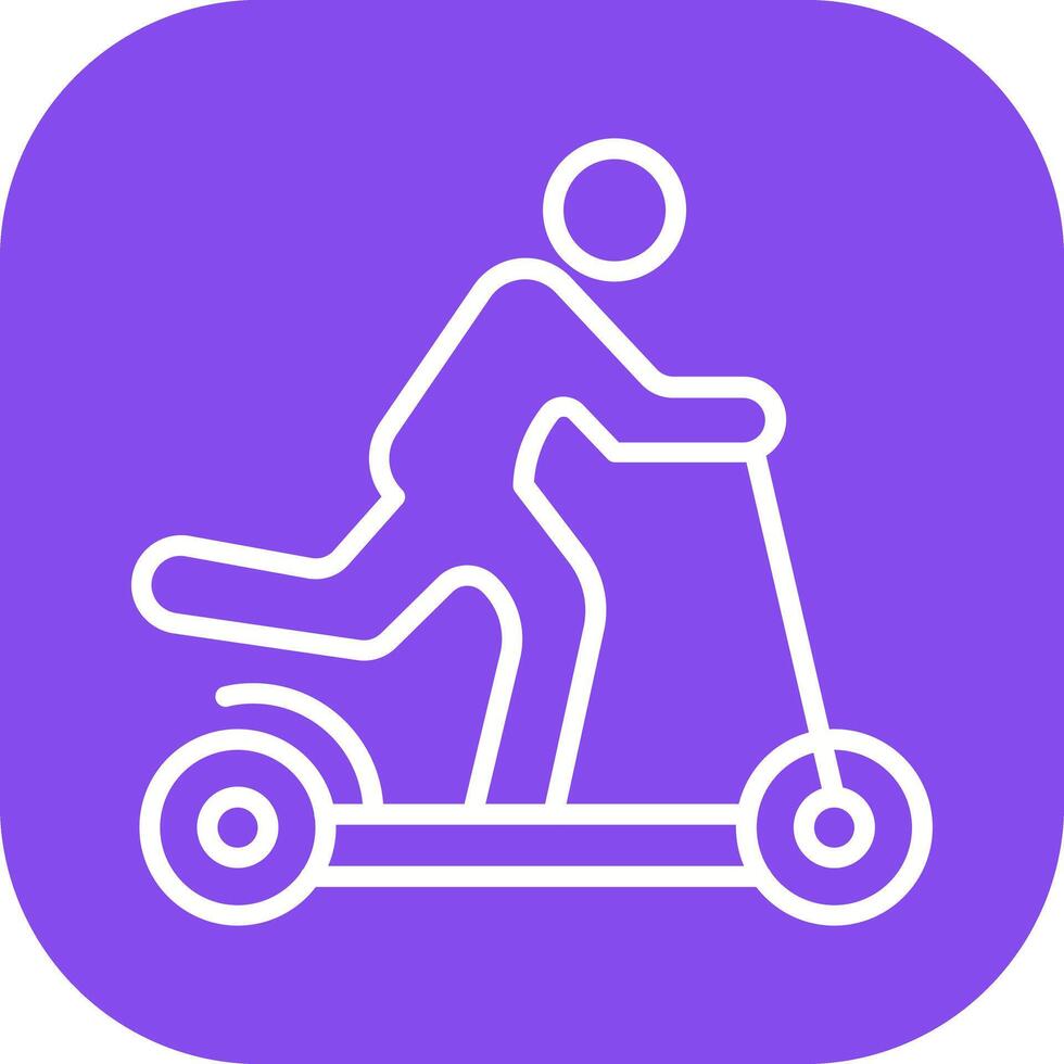 Kick Scooter Icon Design vector