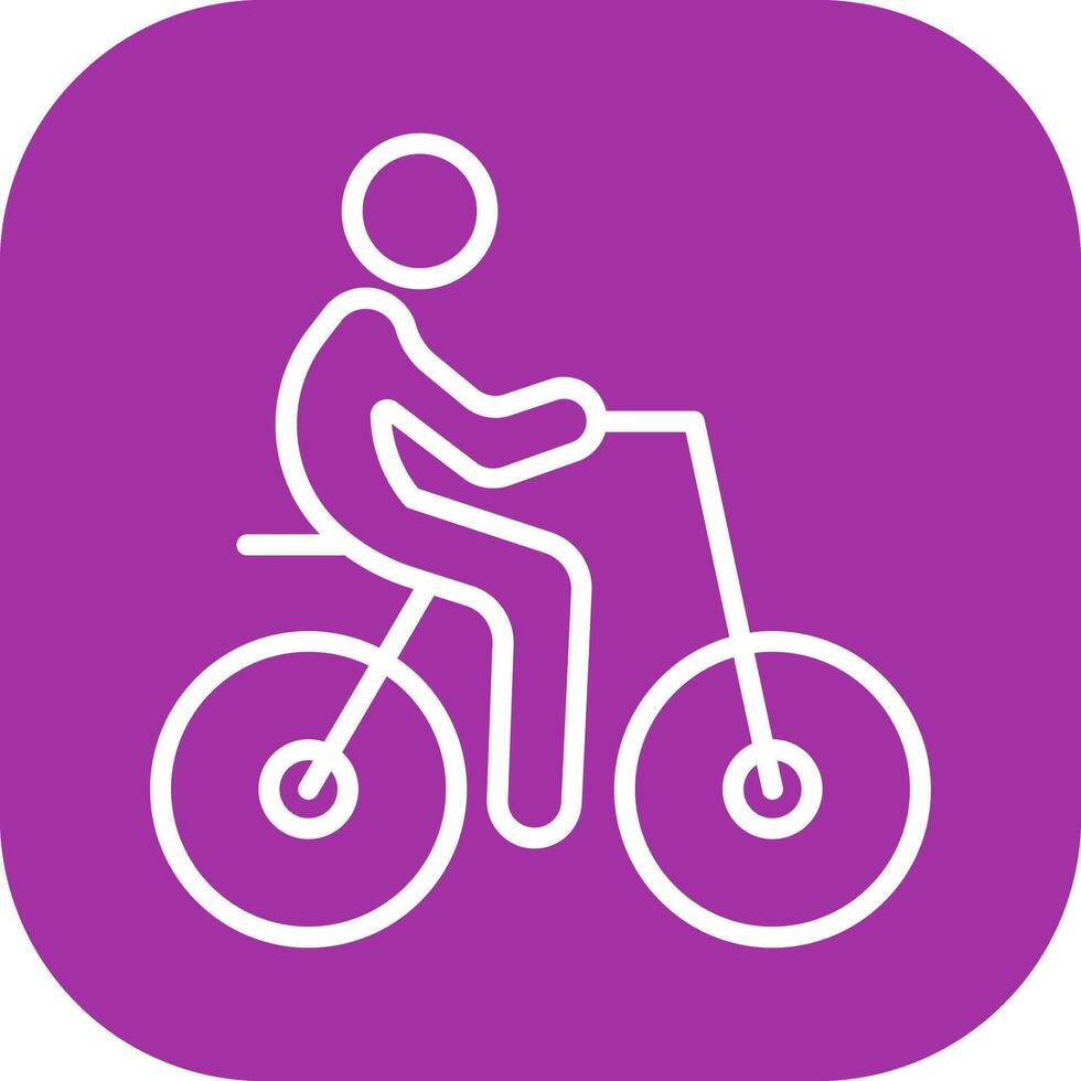 Person Biking Icon Design vector