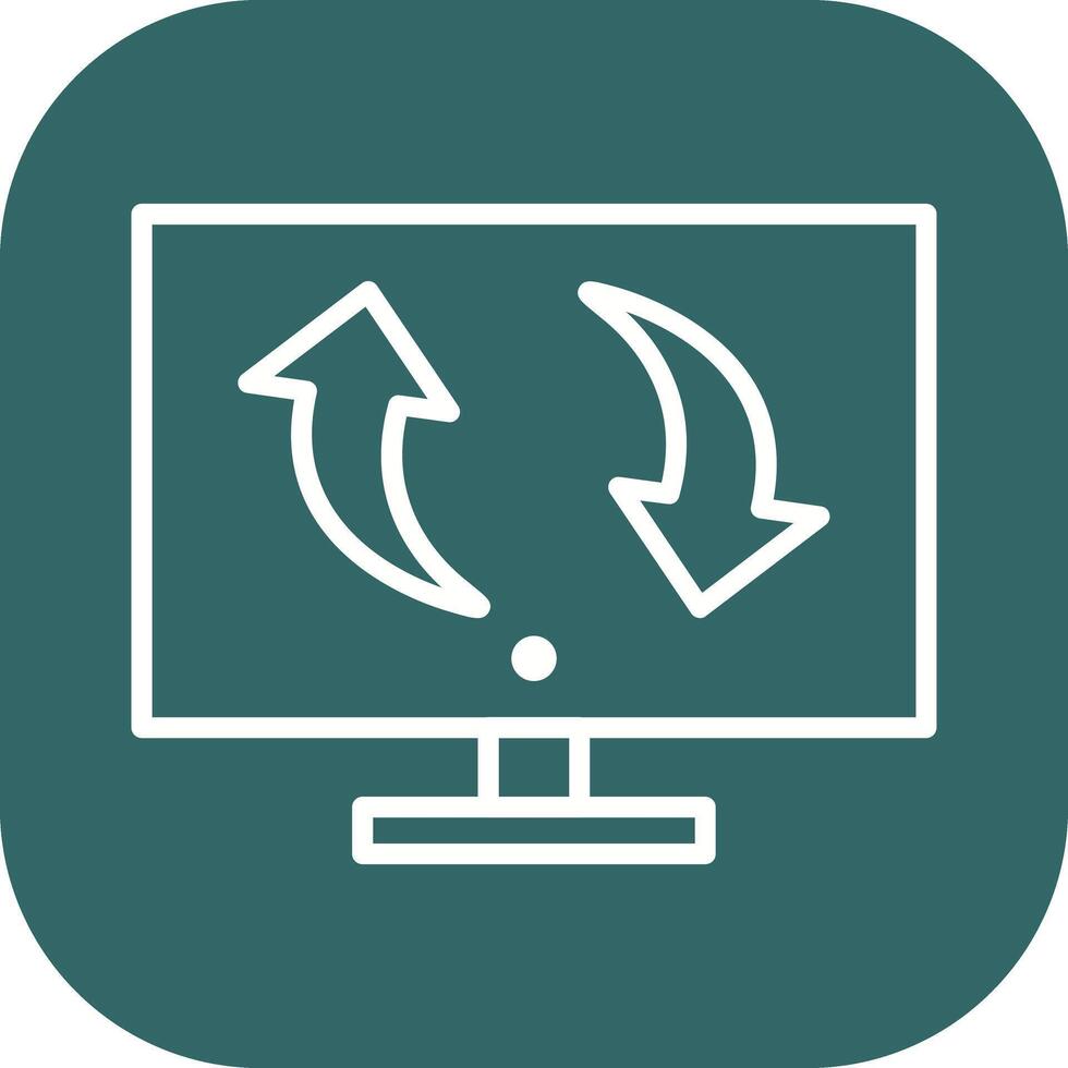 Migrate Icon Design vector