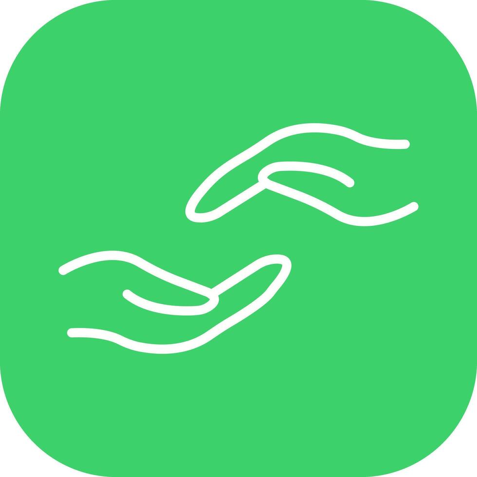 Supportive Hand Icon Design vector