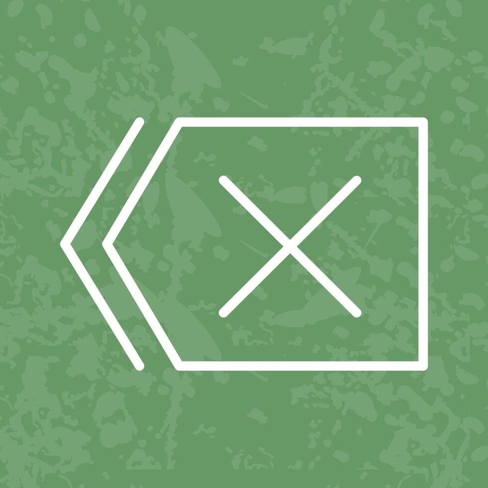 Delete Icon Design vector