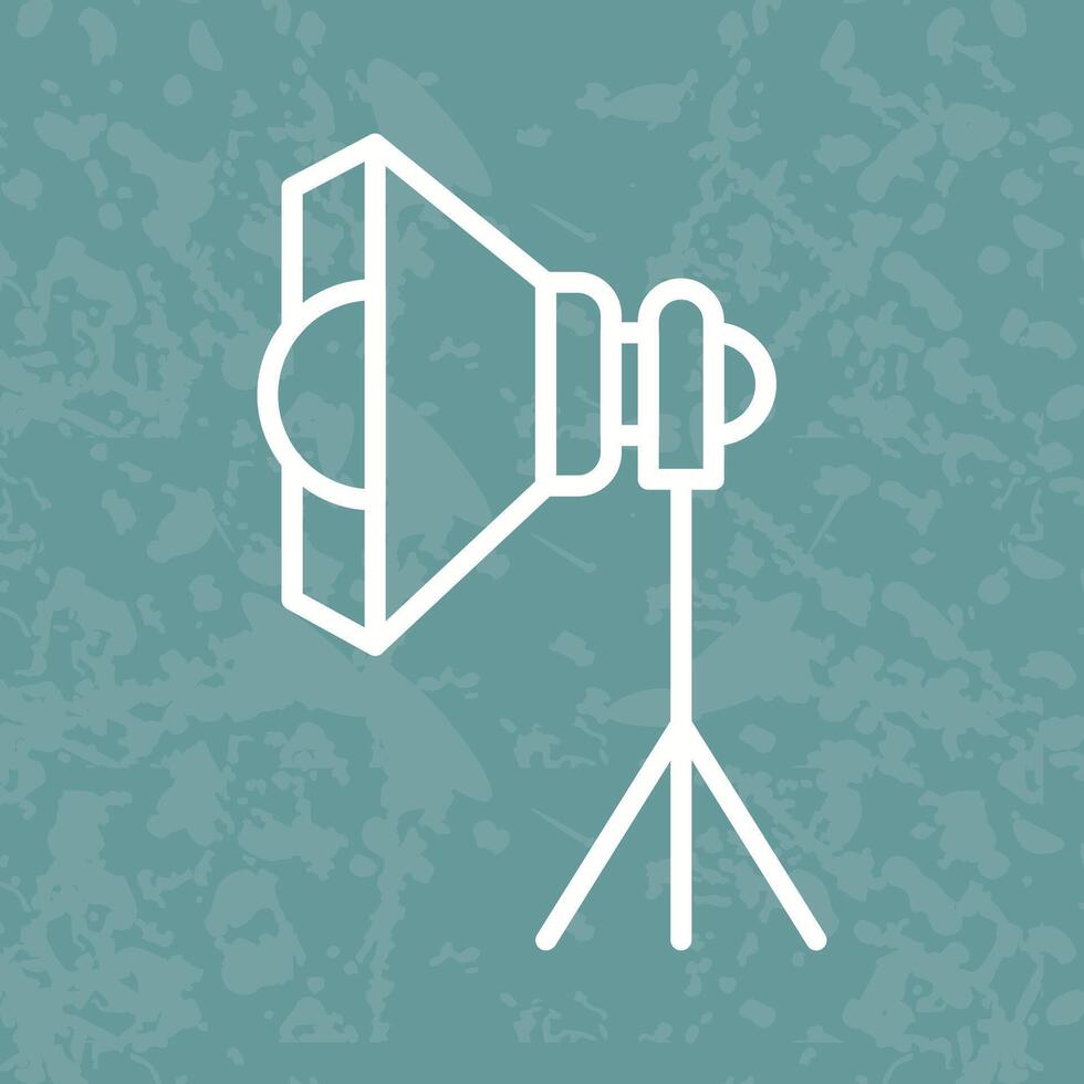Photography Studio Lights Icon Design vector