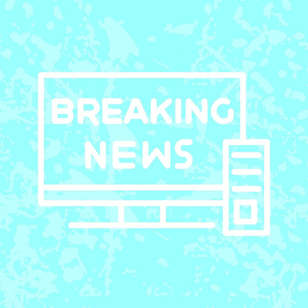 Breaking Story Icon Design vector