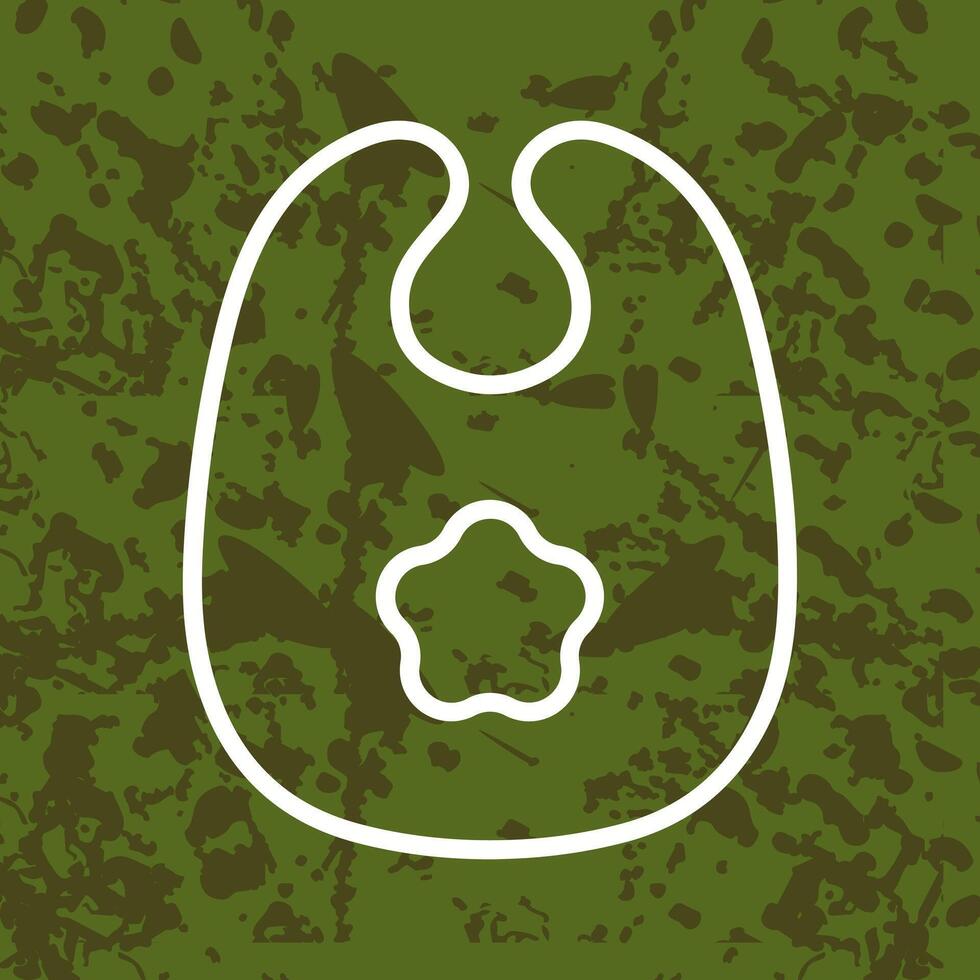 Cute Bibs Icon Design vector