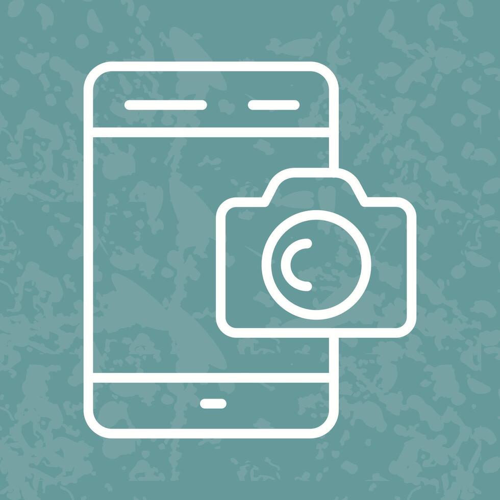 Smartphone Photography Icon Design vector