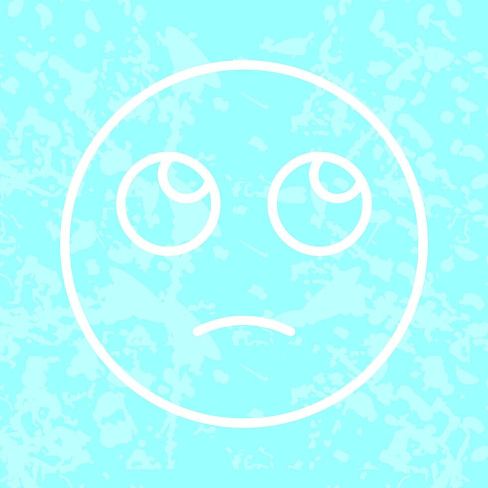 Face with Rolling Eyes Icon Design vector