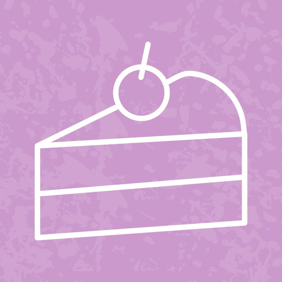 Cake Slice Icon Design vector