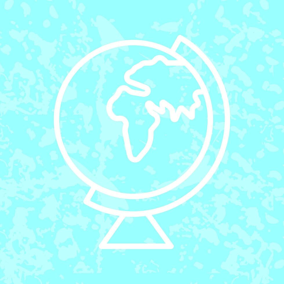 Earth Globe Europe Africa Icon Design vector
