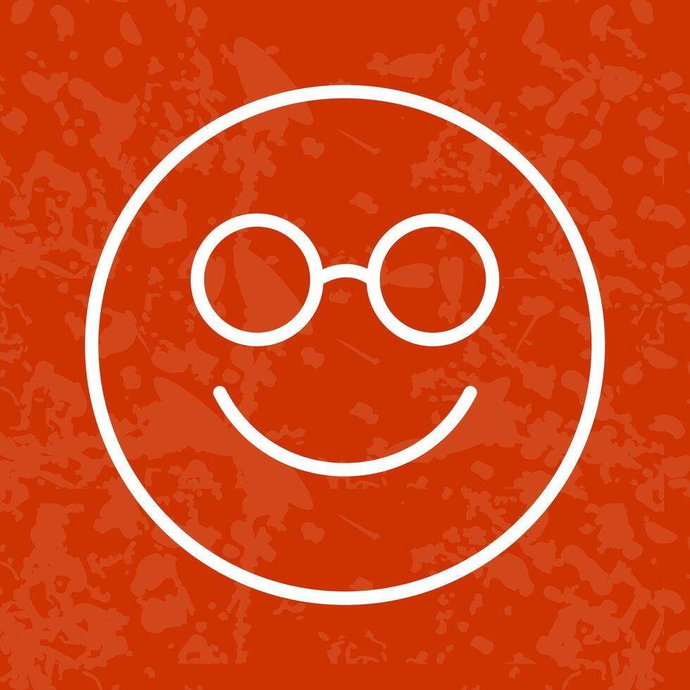 Nerd Face Icon Design vector