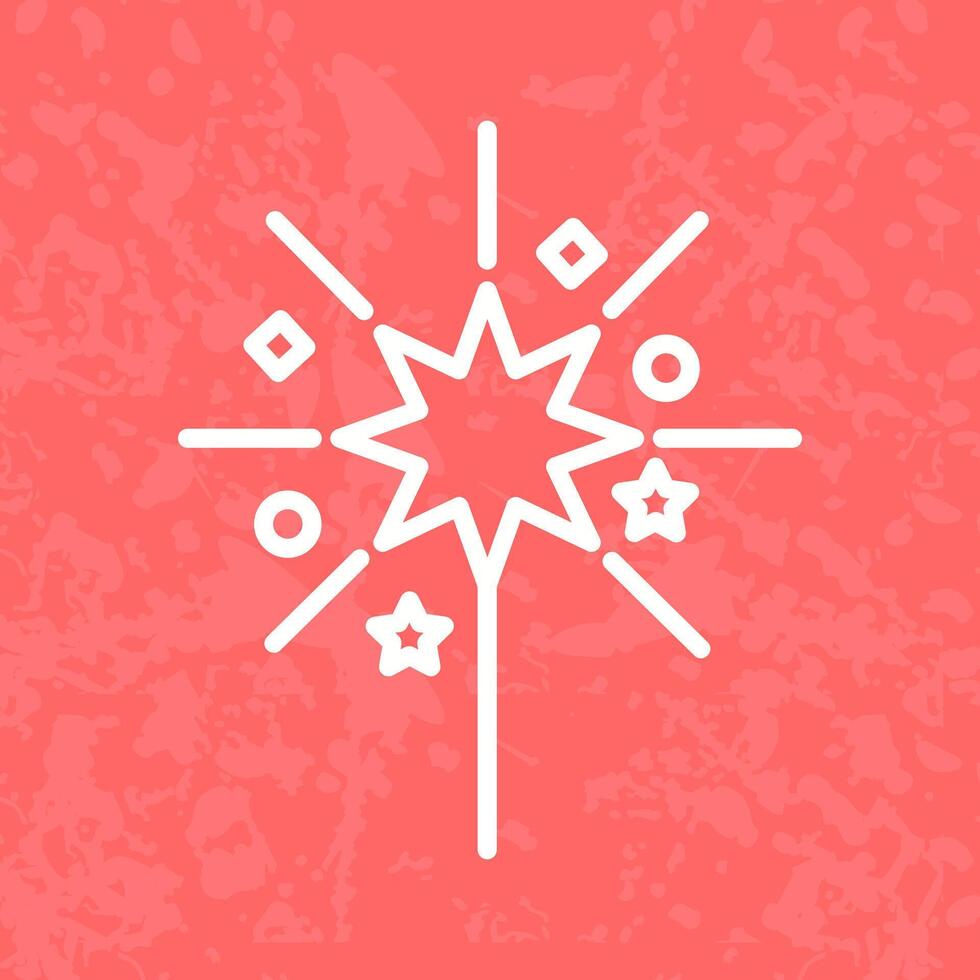 Sparklers Icon Design vector