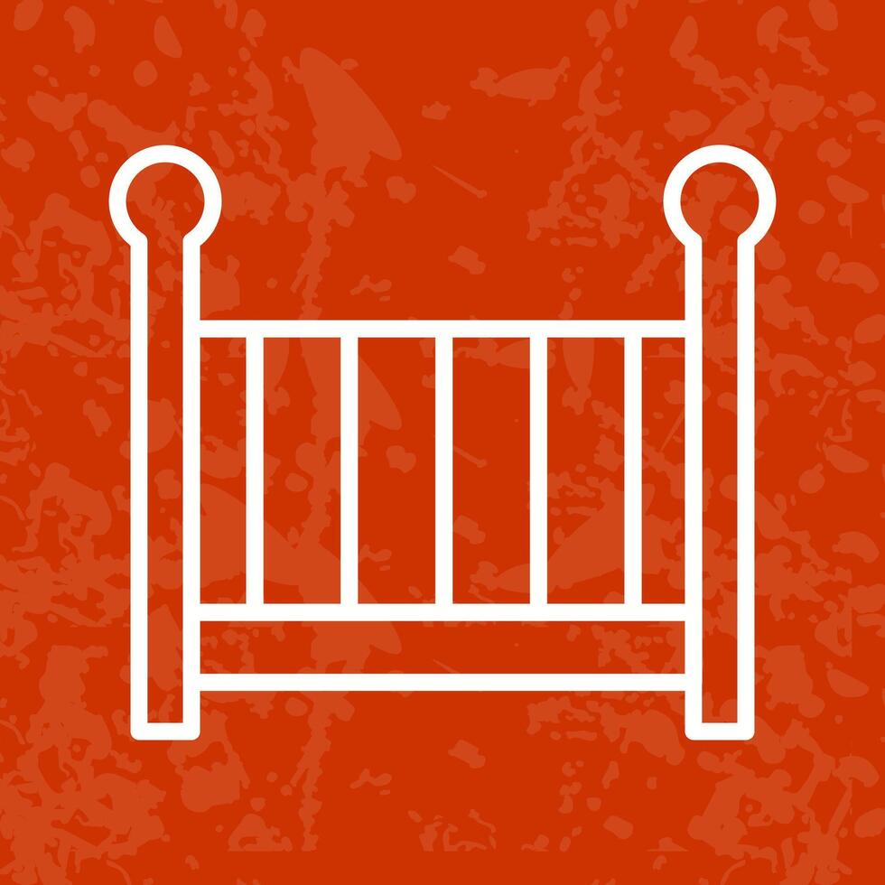 Nursery Cots Icon Design vector