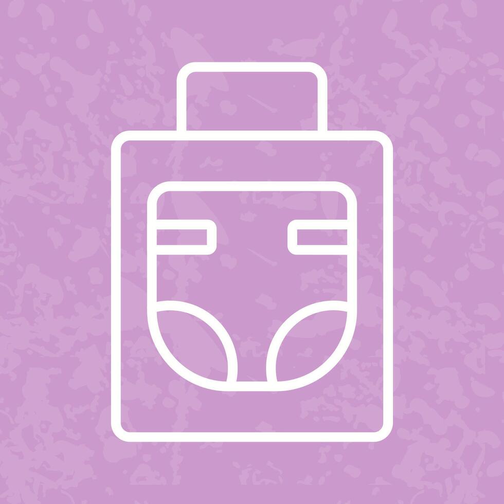Diaper Bag Icon Design vector
