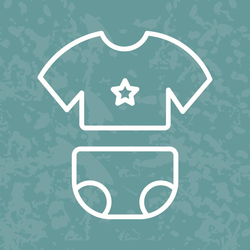 Baby Clothes Icon Design vector