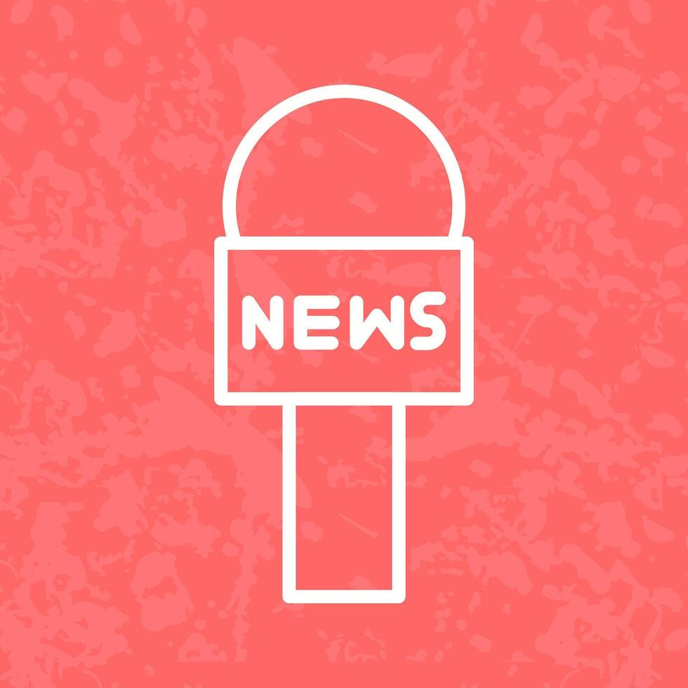 News Microphone Icon Design vector