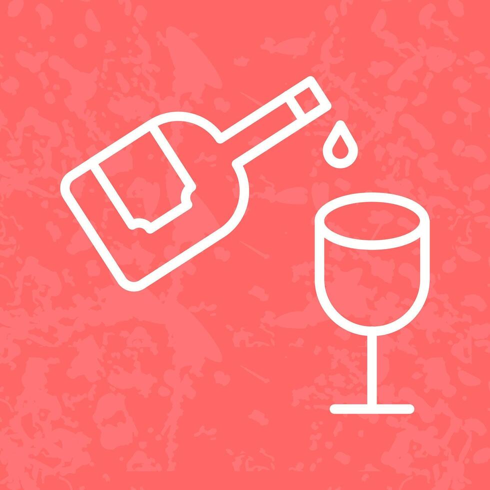 Wine Pouring Icon Design vector