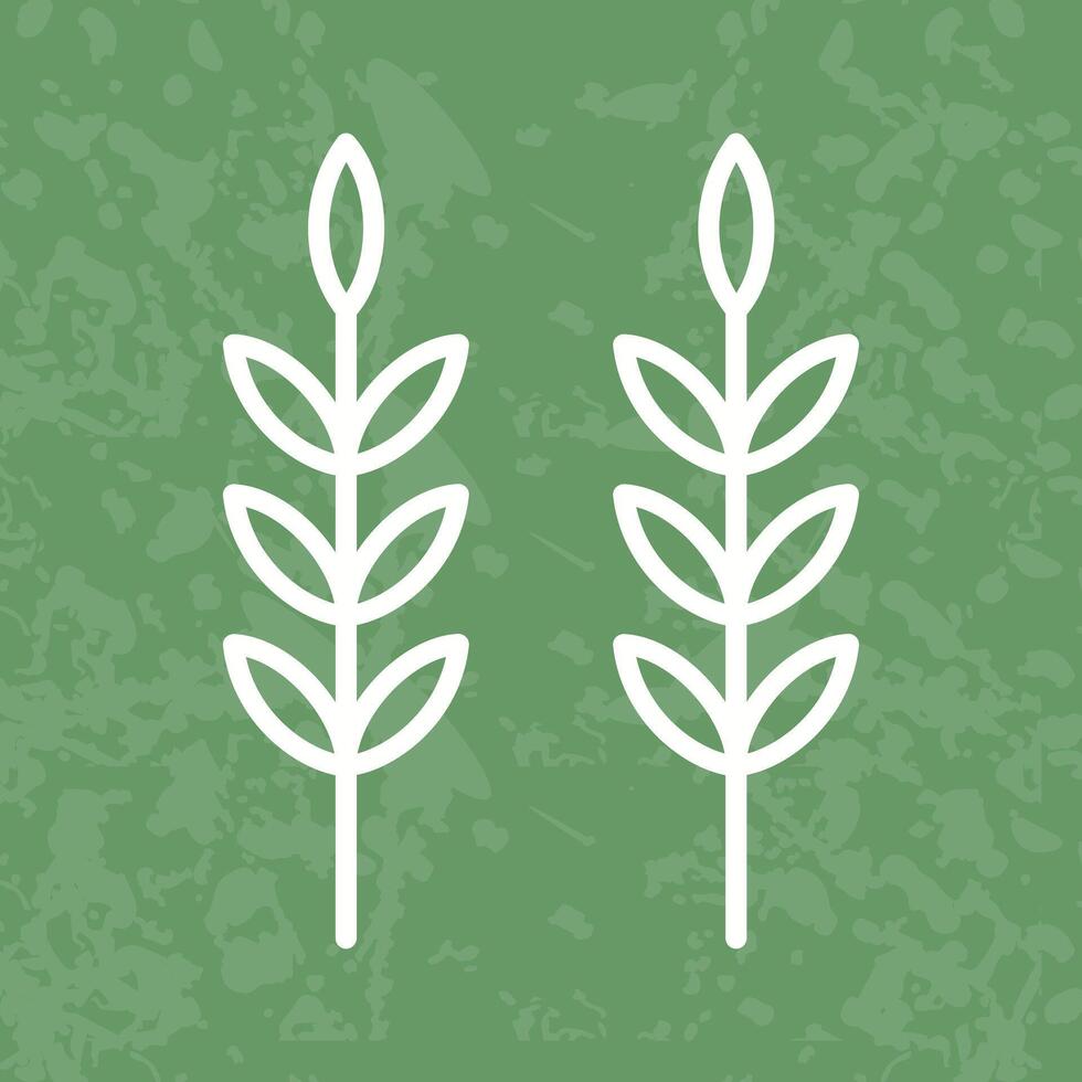 Sheaf of Rice Icon Design vector