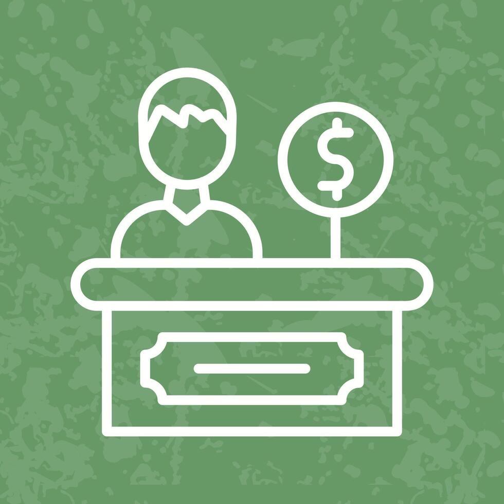 Cashier Icon Design vector