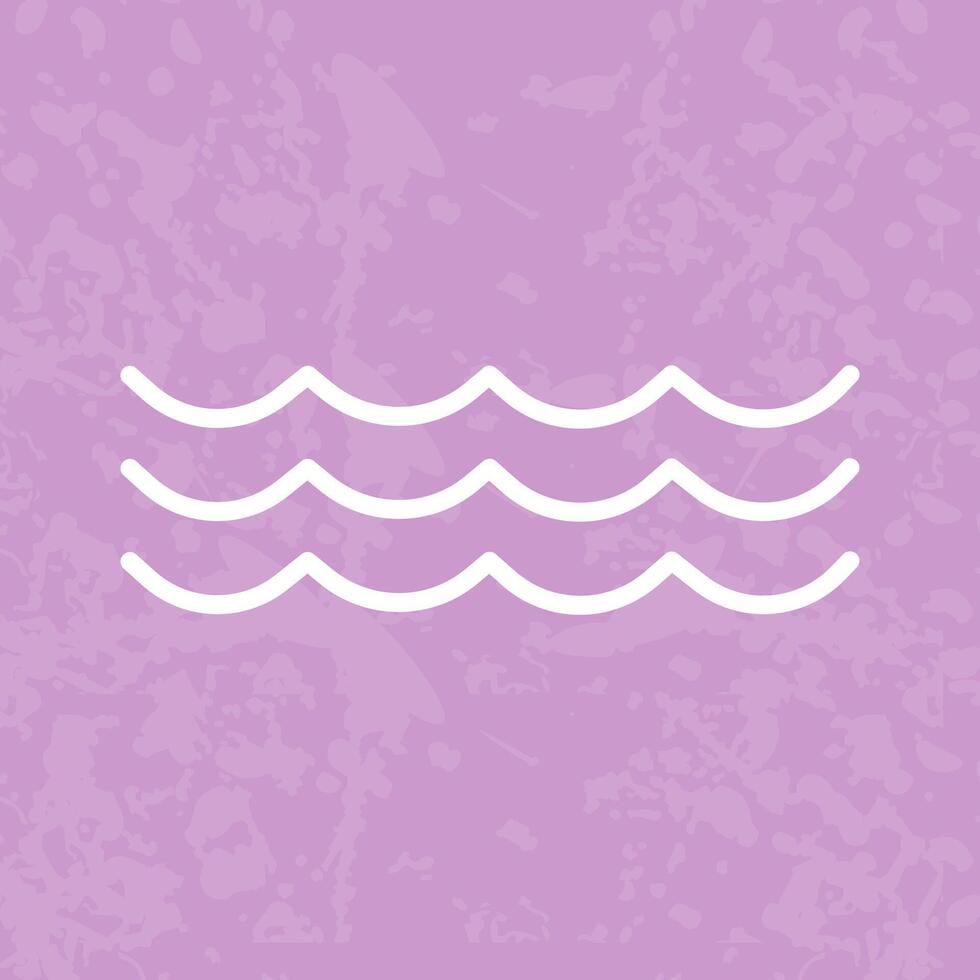 Water Wave Icon Design vector
