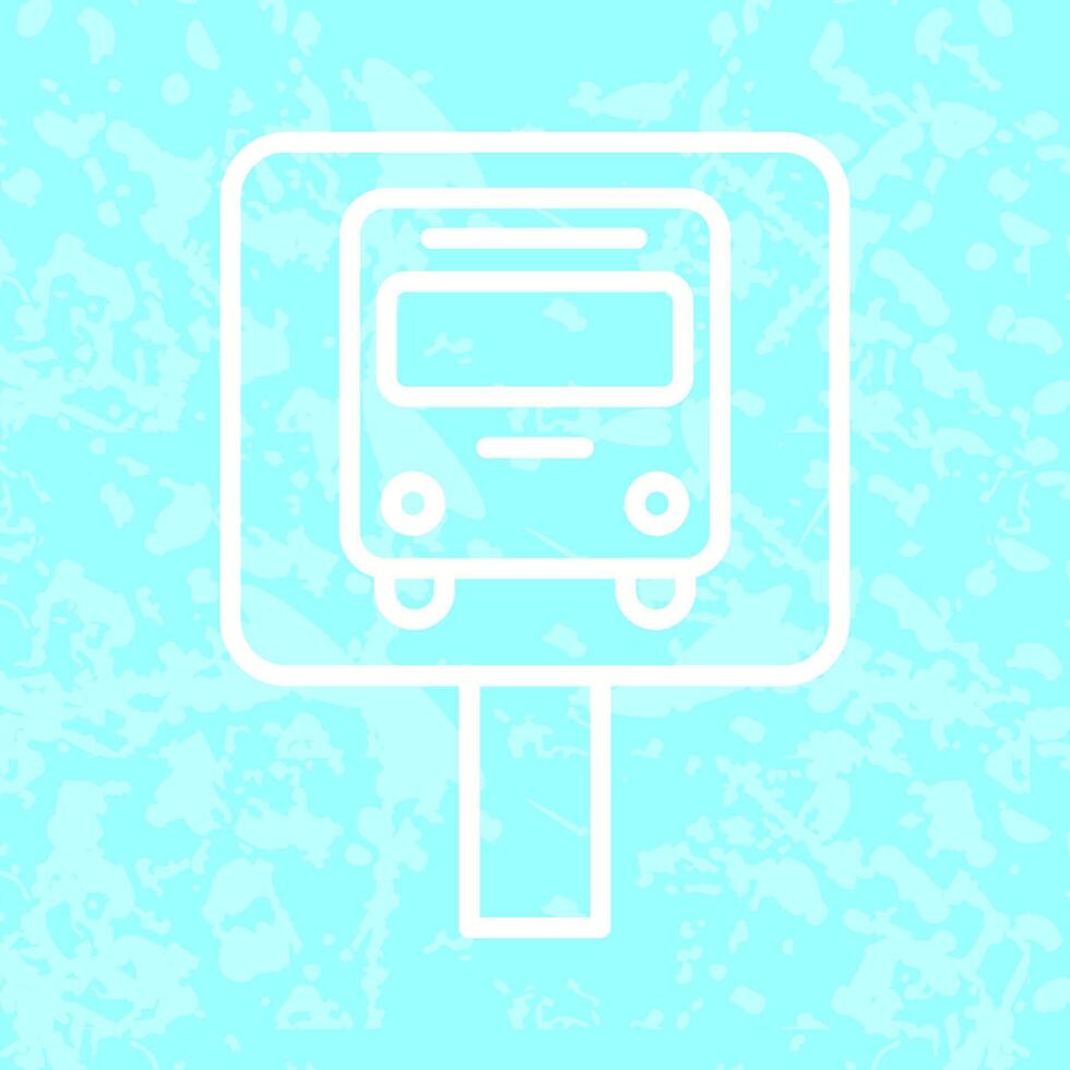 Bus Stop Icon Design vector
