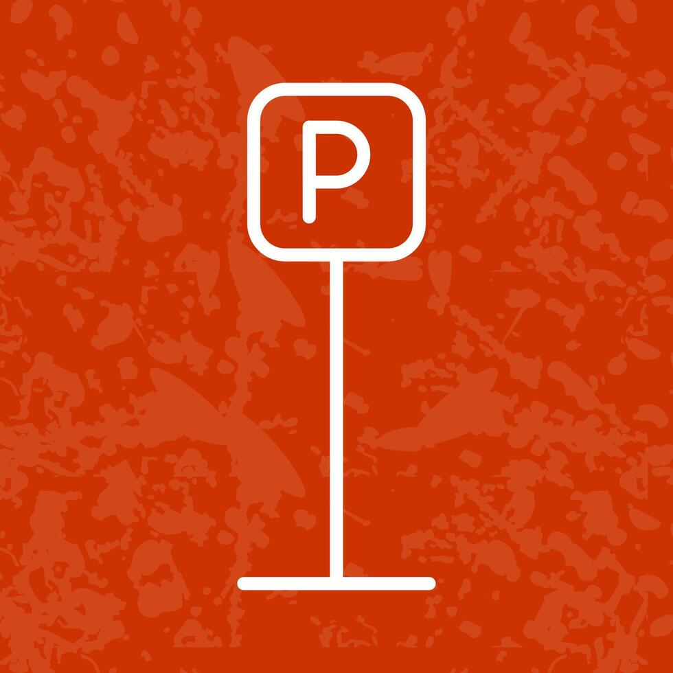 P Button Icon Design vector