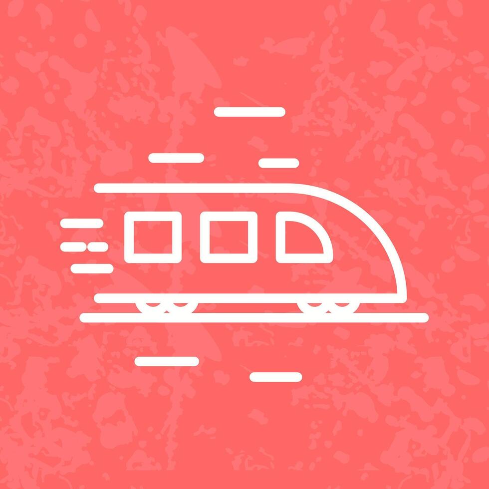 High Speed Train Icon Design vector
