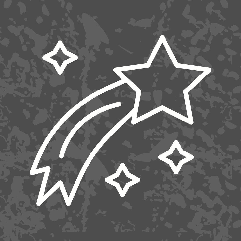 Shooting Star Icon Design vector